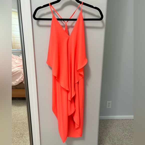 Bright Pink Flowy Dress - Picture 2 of 7